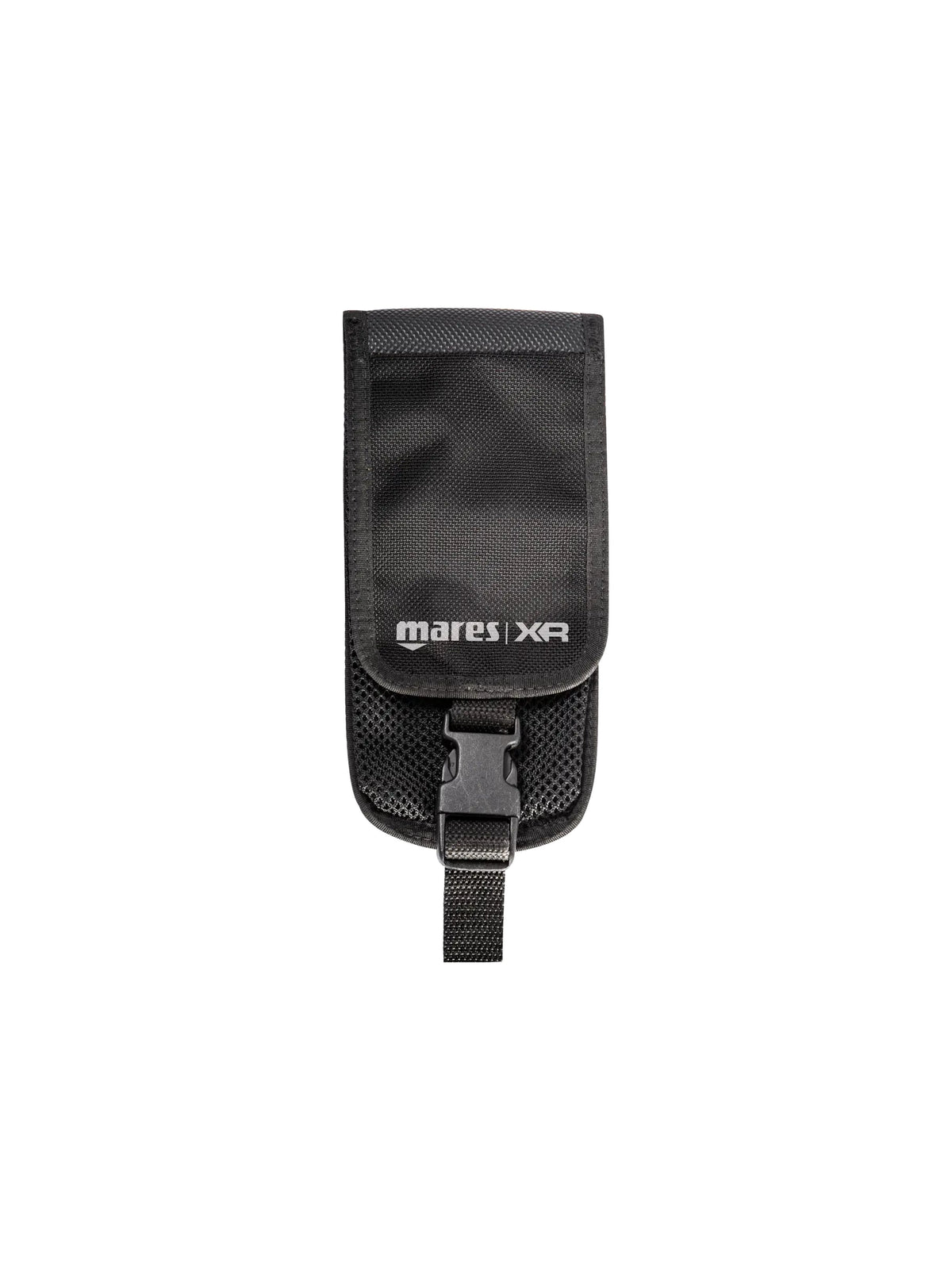 Mares XR mask pocket in black ballistic nylon with clip