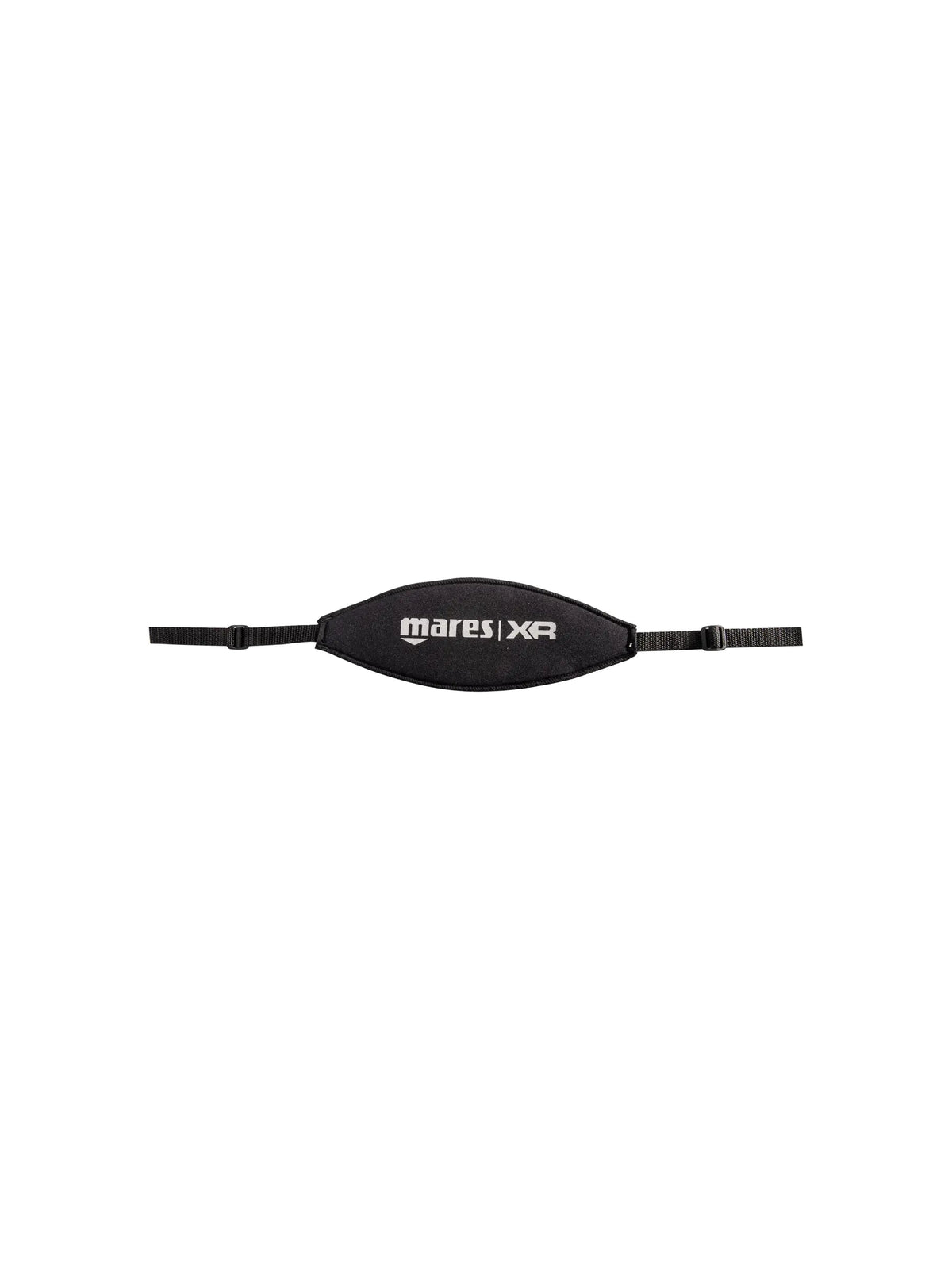 Mares XR black neoprene mask strap with XR logo
