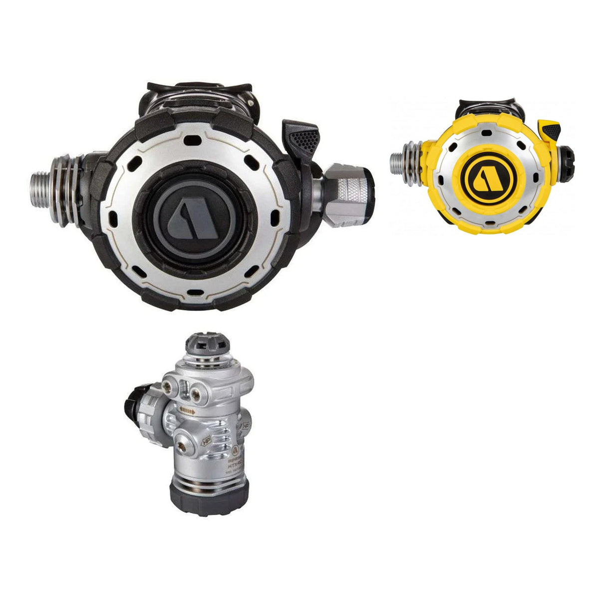 Apeks MTX-RC regulator with yellow MTX-RC octopus