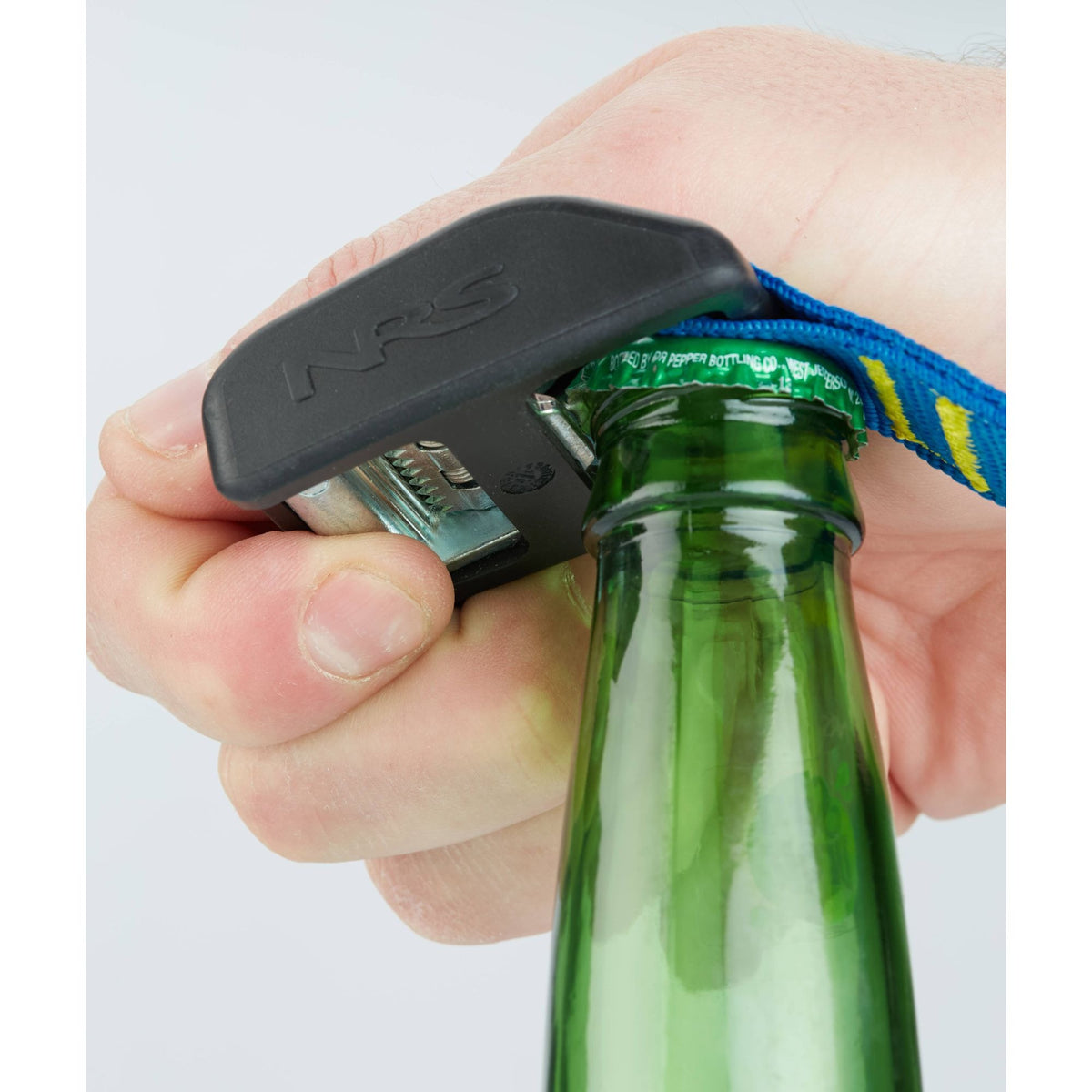 Bottle opener built into the NRS Buckle Bumper Strap buckle