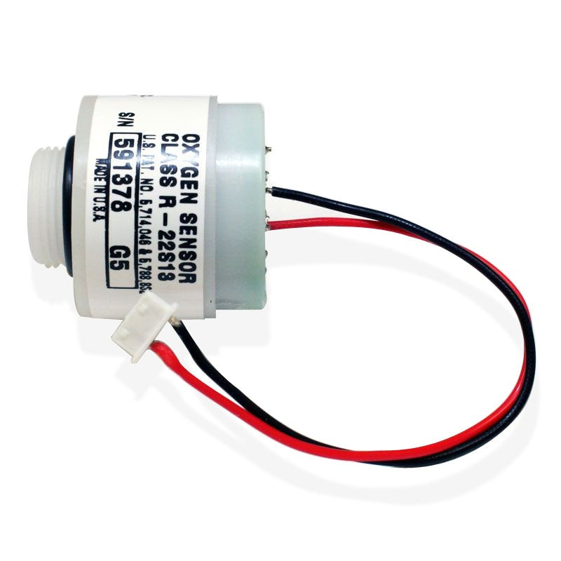 Nuvair 8 to 13 mV oxygen sensor with red and black Molex lead