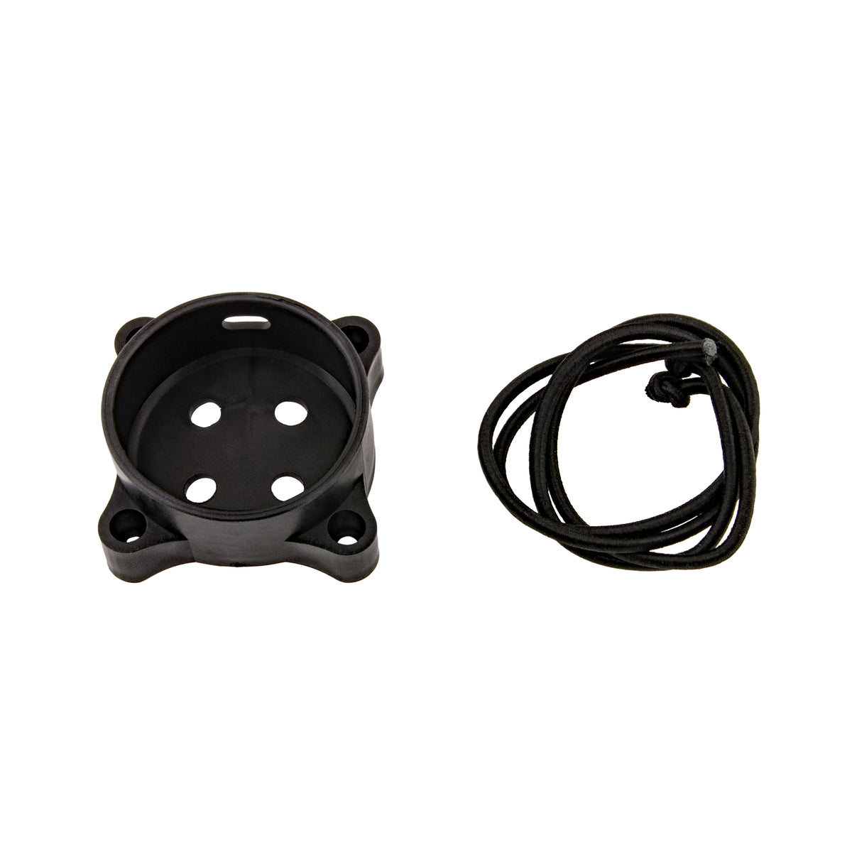 Tecline bungee mount housing for the Suunto SK-7 compass with elastic cords
