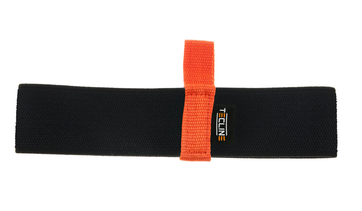 Tecline elastic stage band for 5.7 L cylinders with orange pull tab