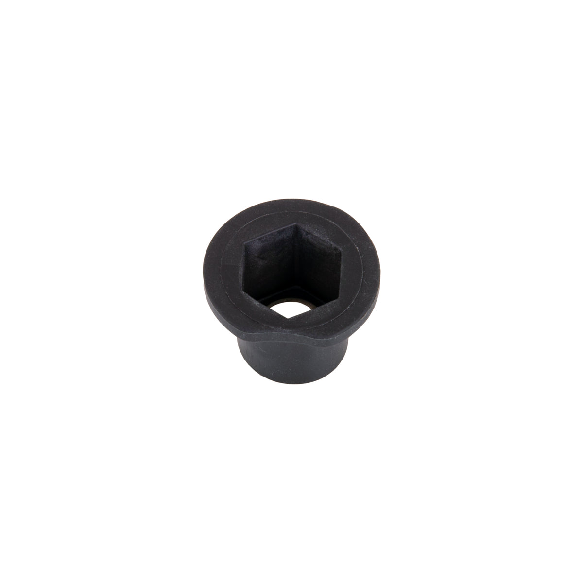 Tecline black LP hose cover, flared release flange