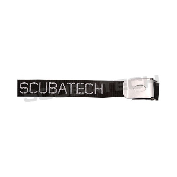 Scubatech black weight belt with stainless steel buckle