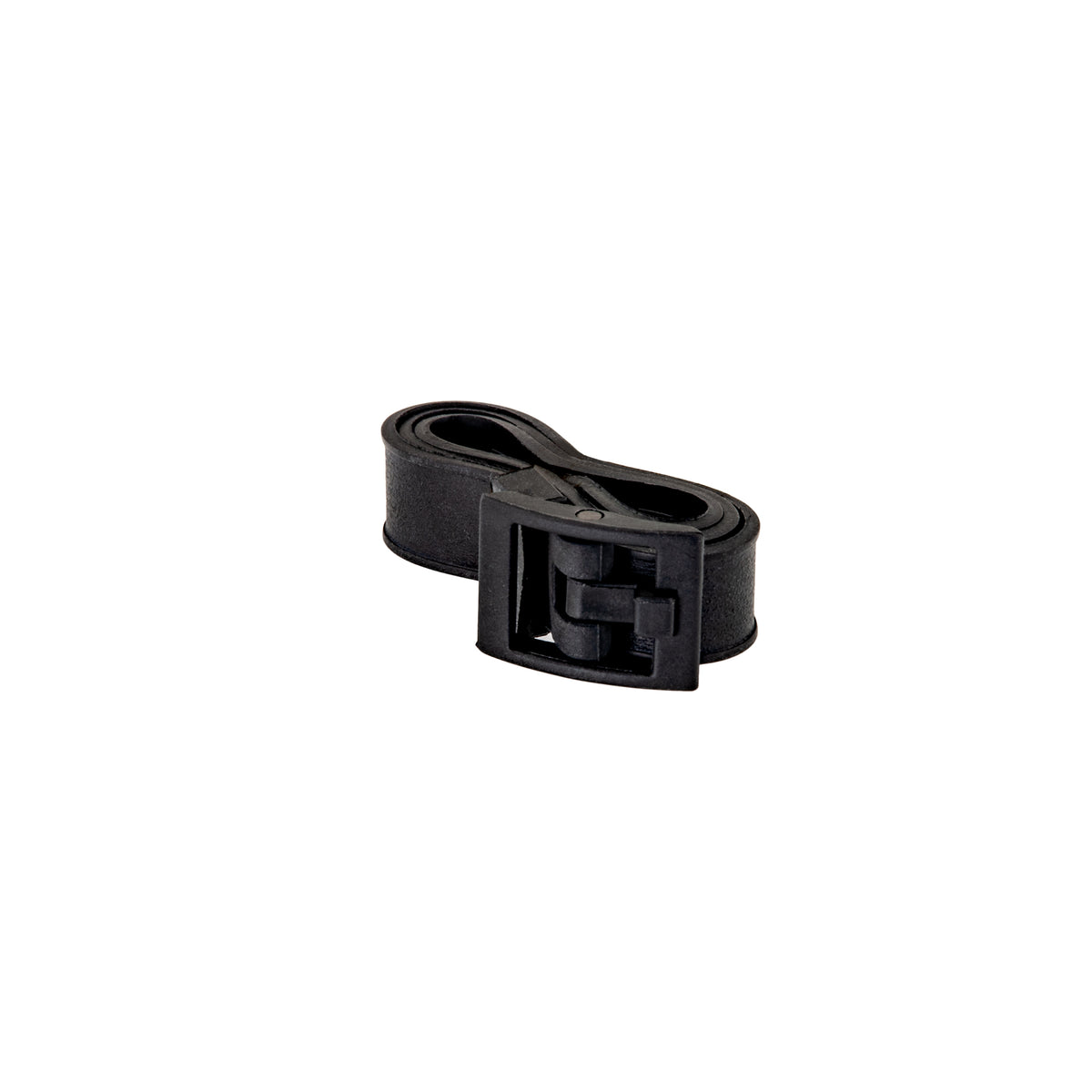 Scubatech plain black rubber knife strap, 50 cm