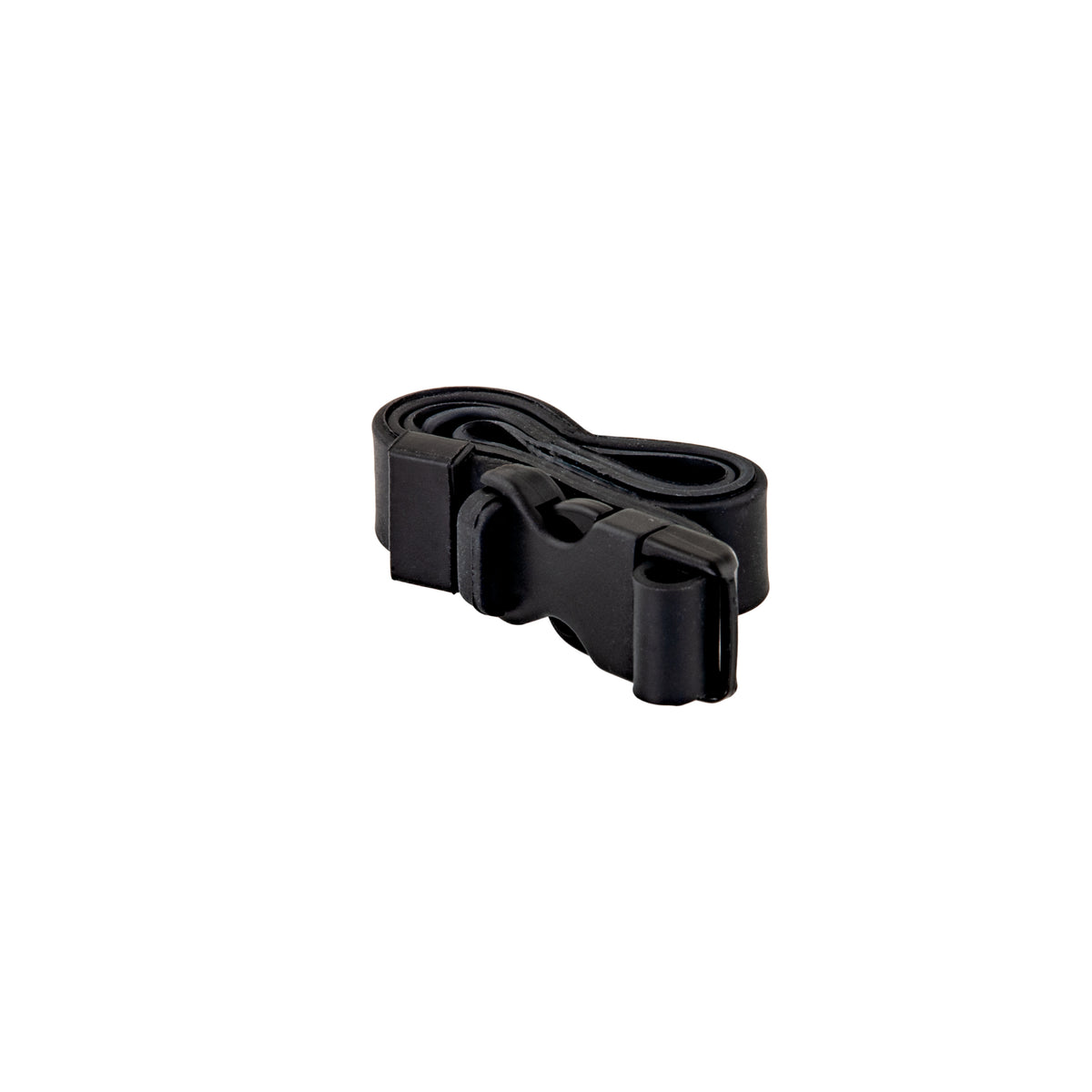 Scubatech plain black rubber knife strap, 50 cm