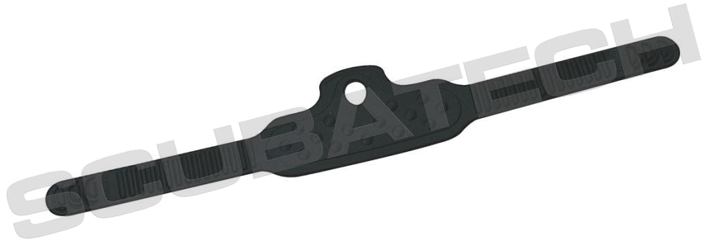 Scubatech black rubber fin strap
