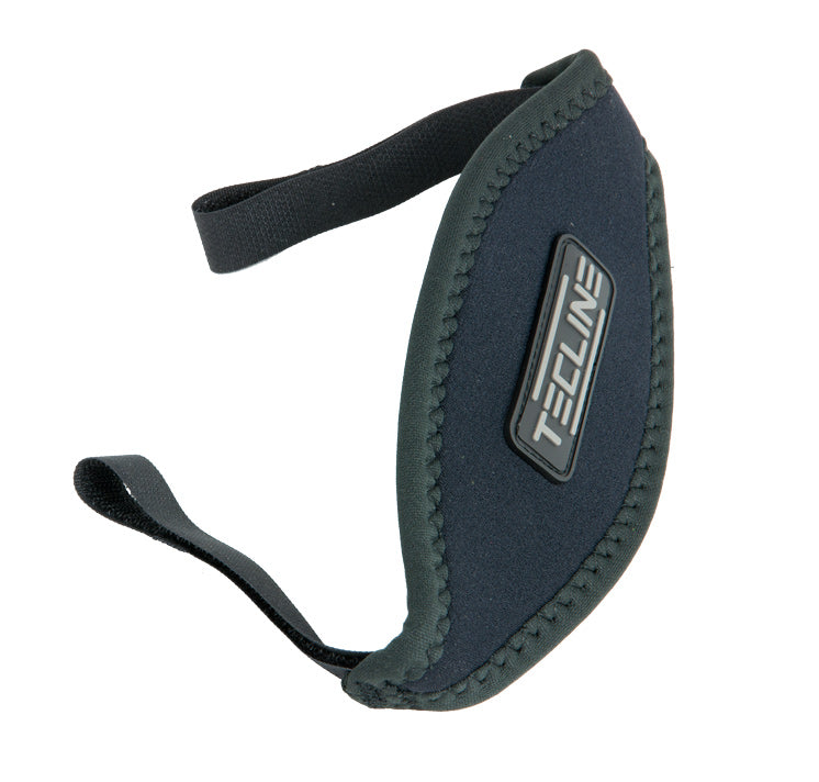 Tecline 16 mm neoprene mask strap with Velcro tabs and Tecline patch