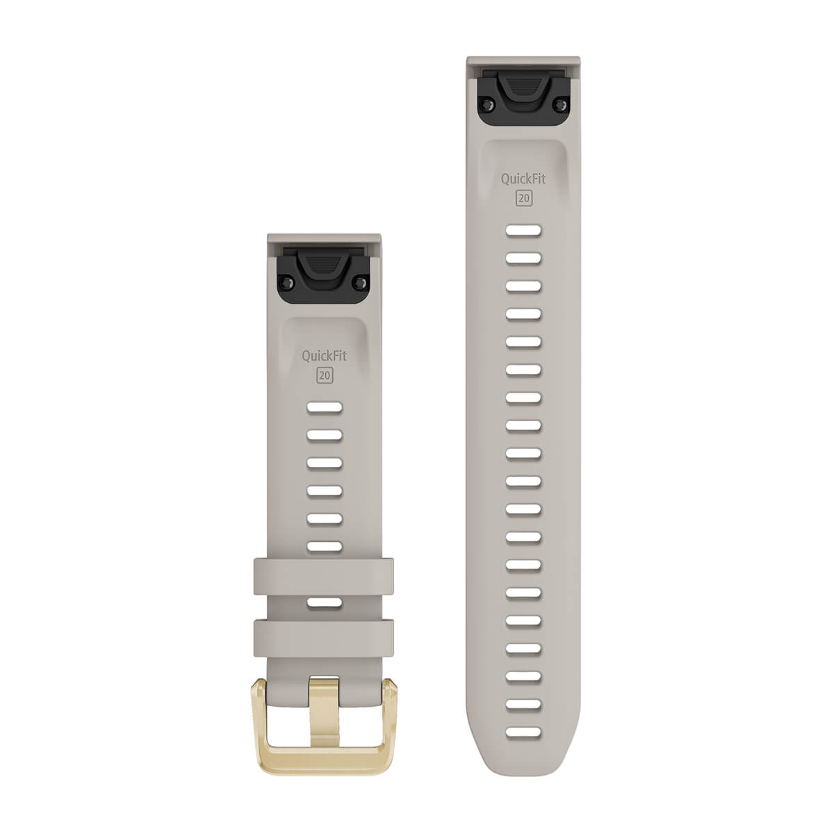 Garmin QuickFit 20 mm dive band in tundra silicone with QuickFit connectors and buckle