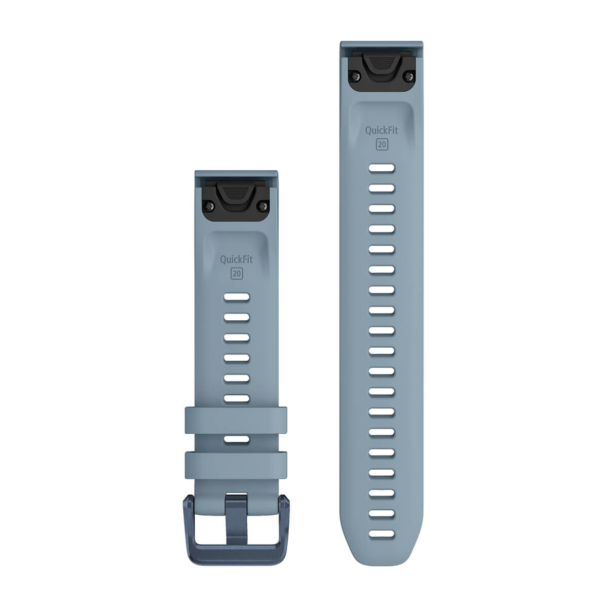 Garmin QuickFit 20 mm dive band in sea foam silicone with QuickFit connectors and buckle