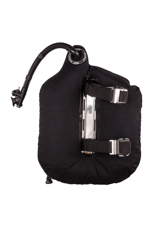 Tecline Peanut 21 Arctic DIR set with blue Arctic lettering, harness side
