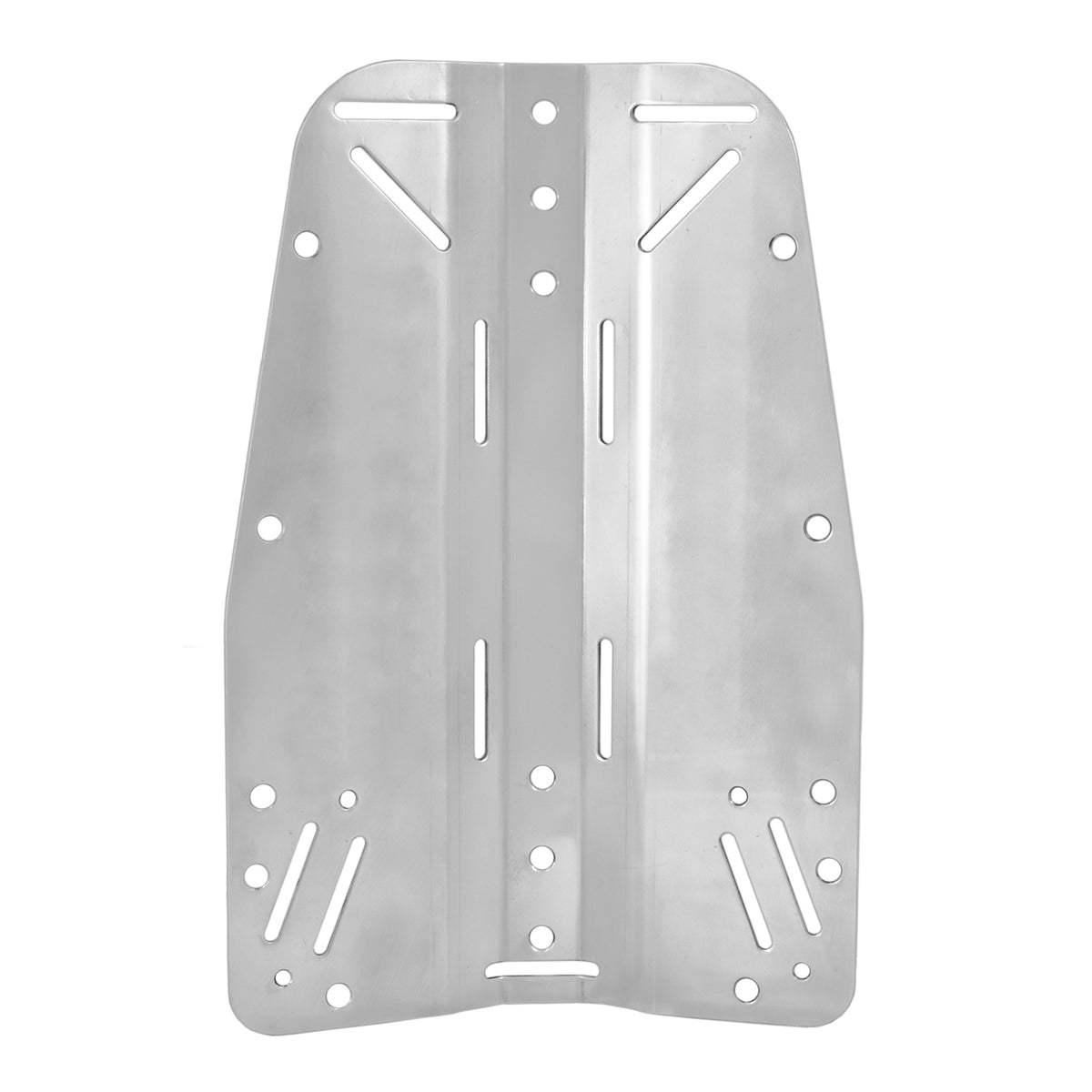 Tecline 6 mm stainless steel standard backplate, plain face