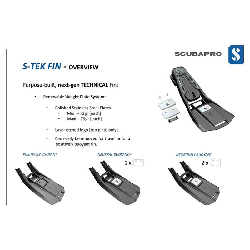 WEIGHT S-TEK FIN (SET)