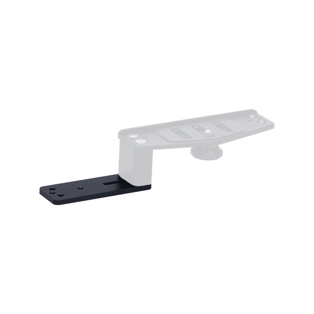 Sea & Sea SA8 Camera Tray Adapter, black plate shown under a tray drawn in grey