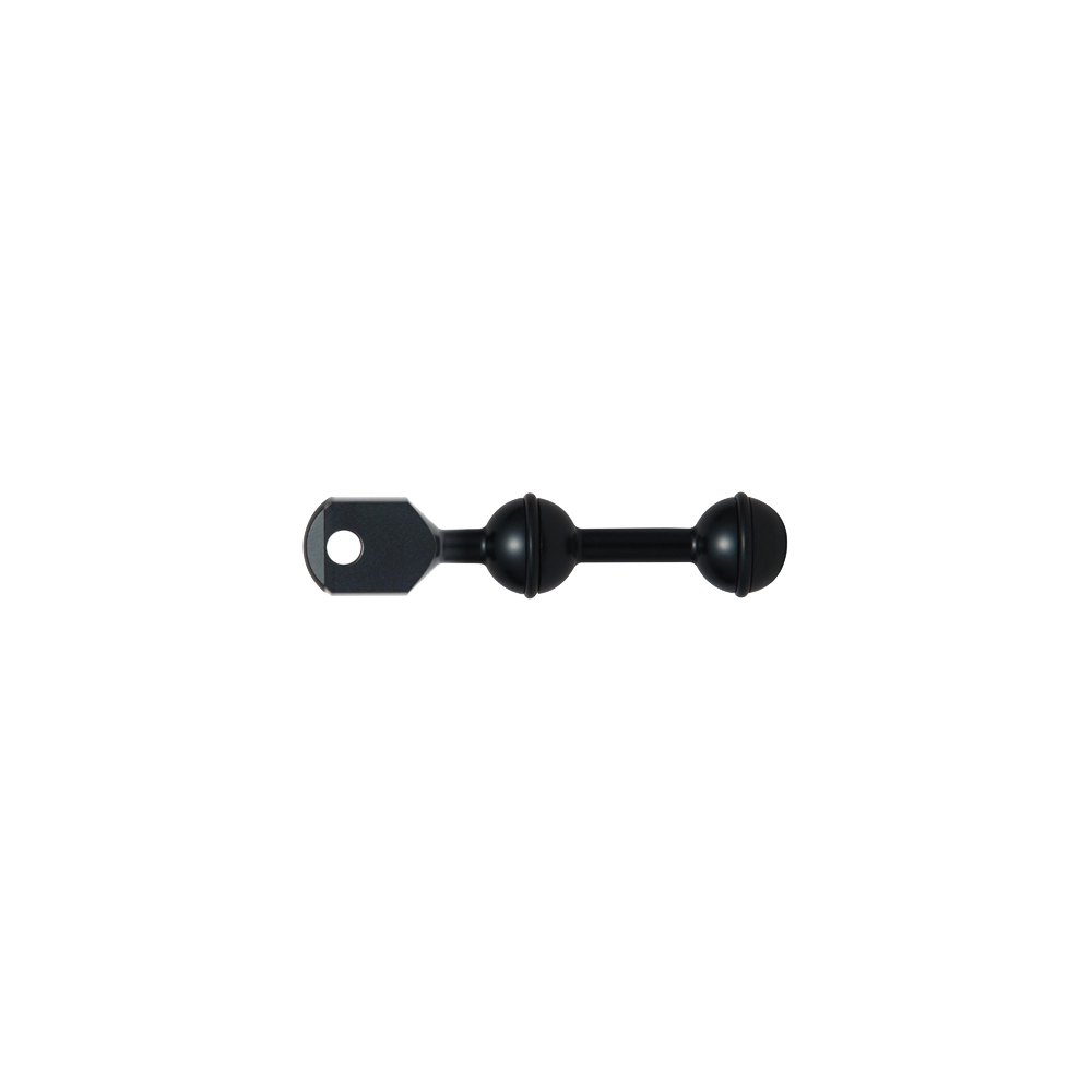 Sea & Sea SA8 Double Ball Strobe Head, YS mounting plate with two balls in line