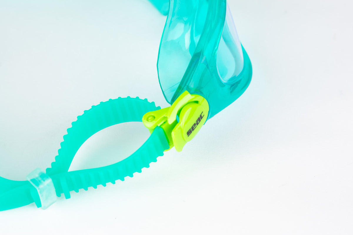 SEAC Matt kids swim mask in aqua
