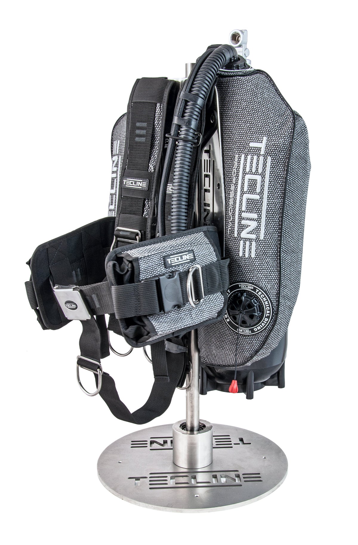 Tecline Peanut 16 Professional Comfort set in grey Kevlar with matching weight pockets