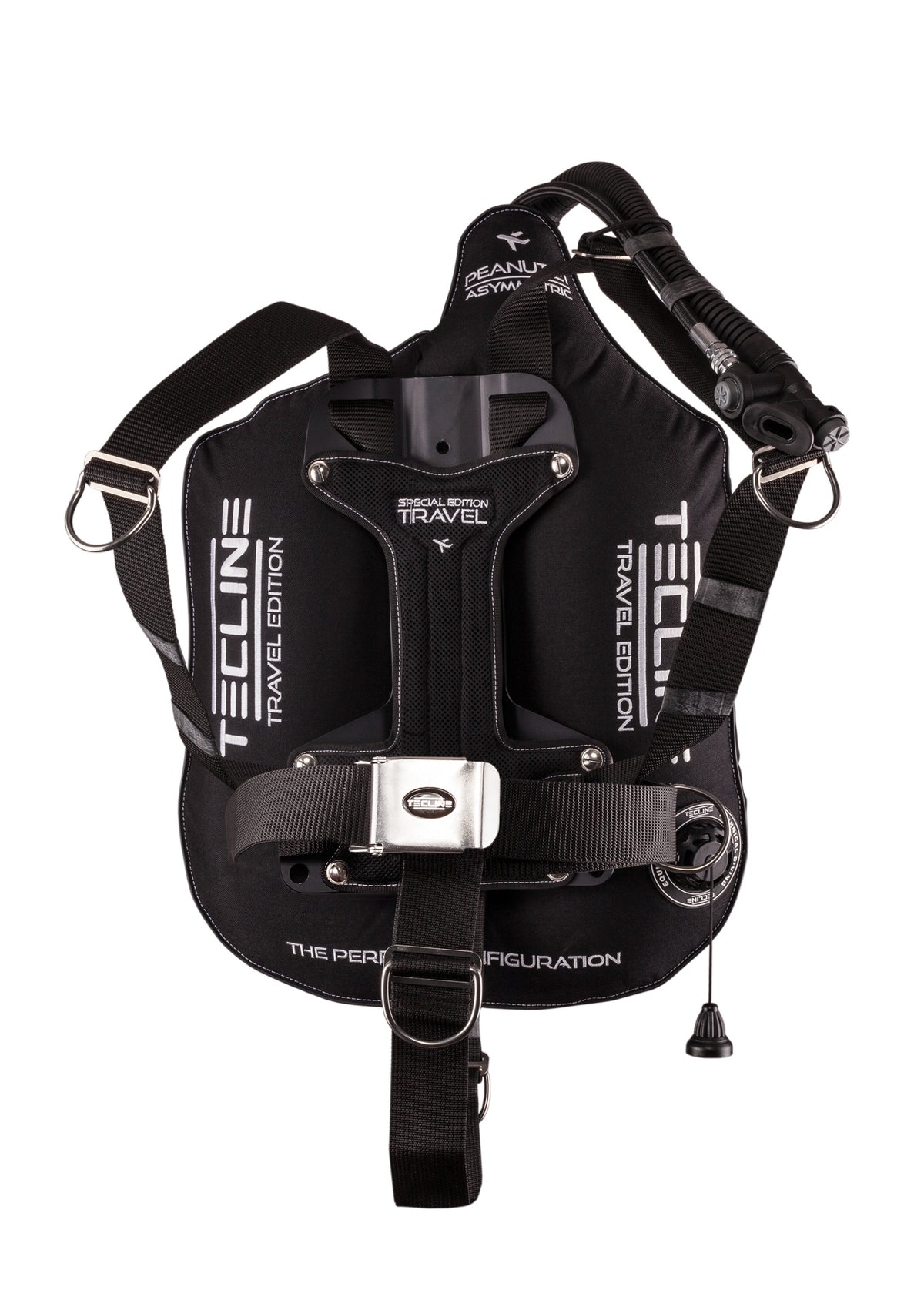 Tecline Peanut 16 Travel Set Ultra Light with Travel Edition wing and aluminium H backplate