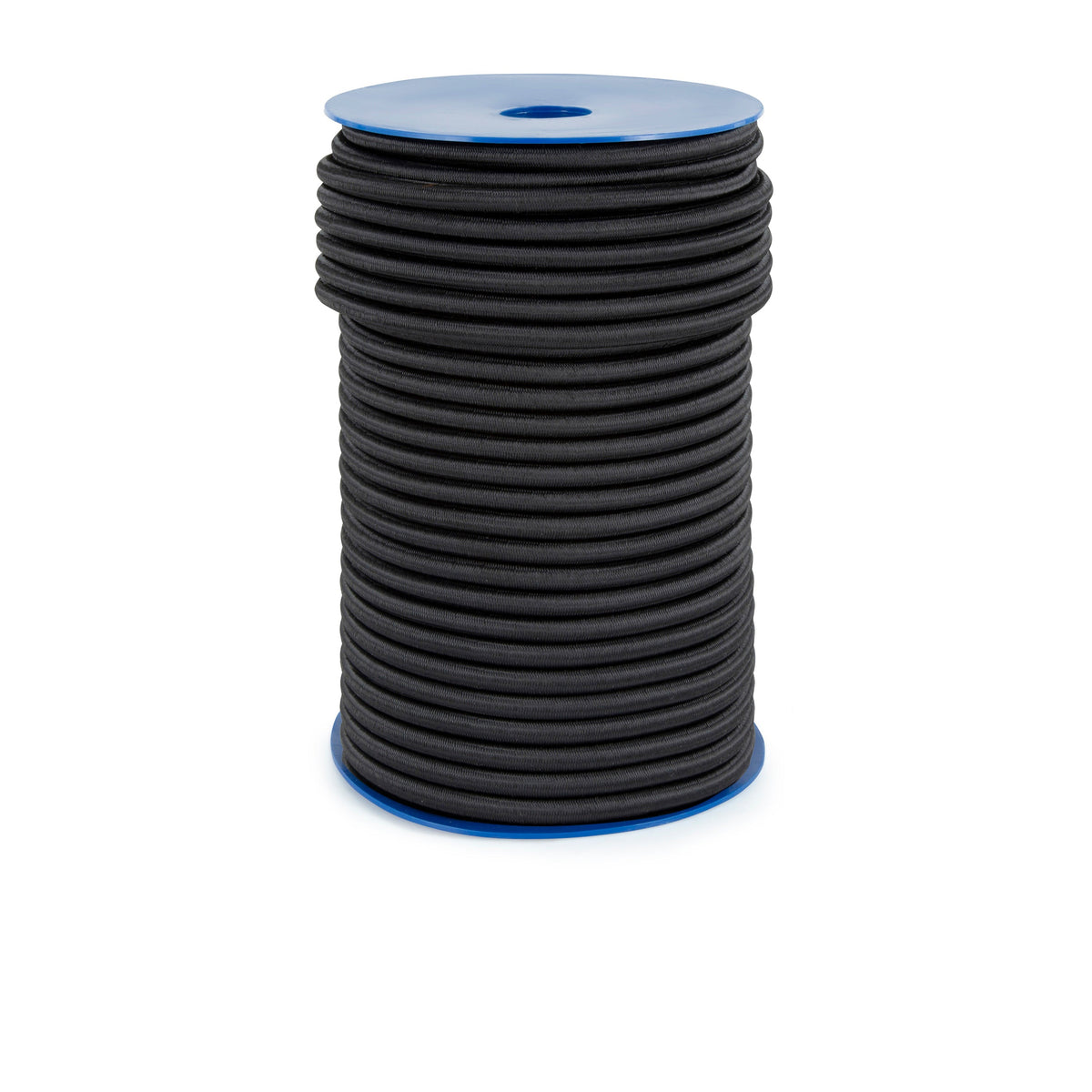 Reel of black Southern Ropes shock cord