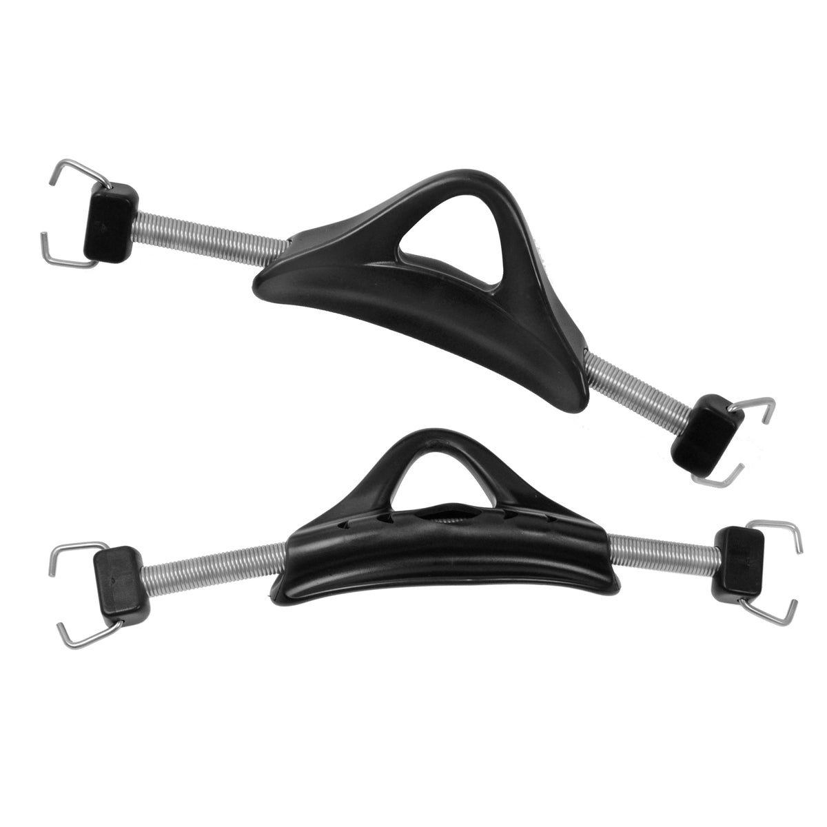 Tecline stainless steel spring straps for jet fins, pair with rubber heel pads