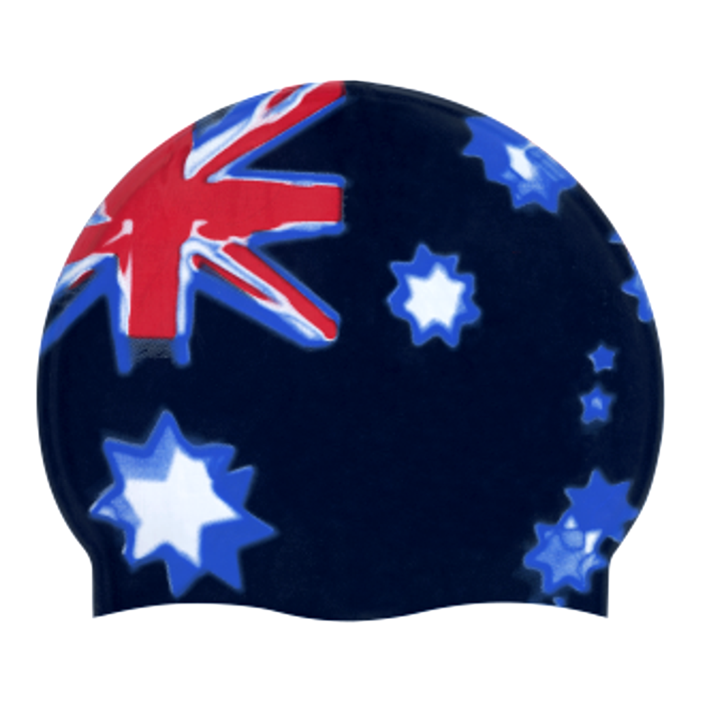 Spurt flag silicone swim cap, American Flag