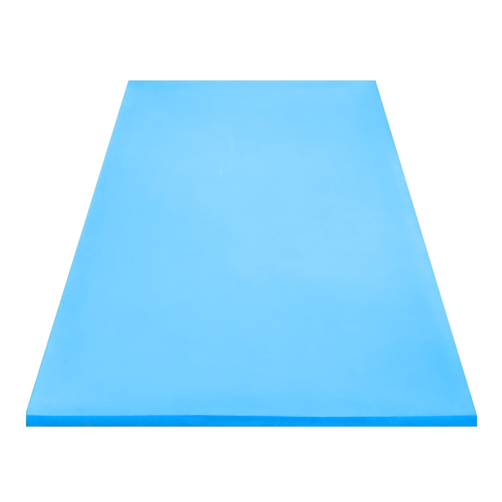 Spurt blue foam floating mat, lily pad, 1 x 1 m