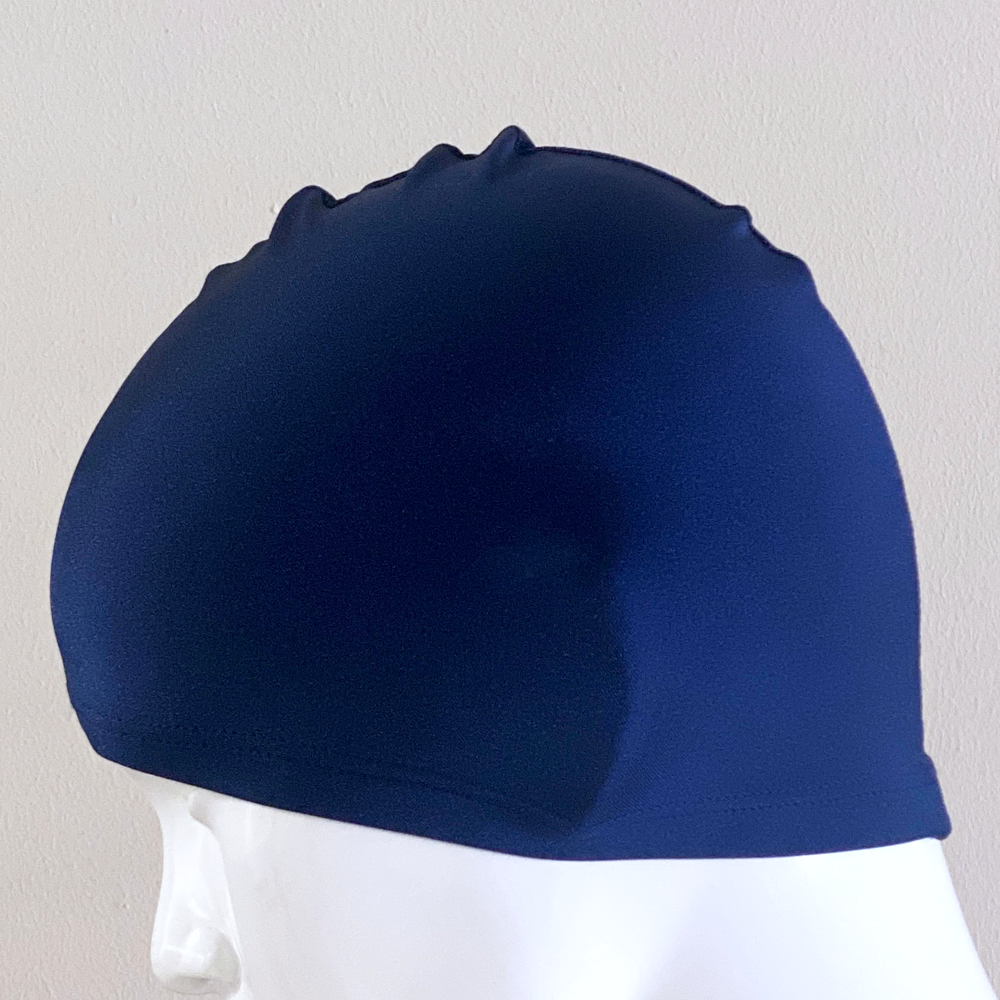 Spurt lycra swim cap in navy small