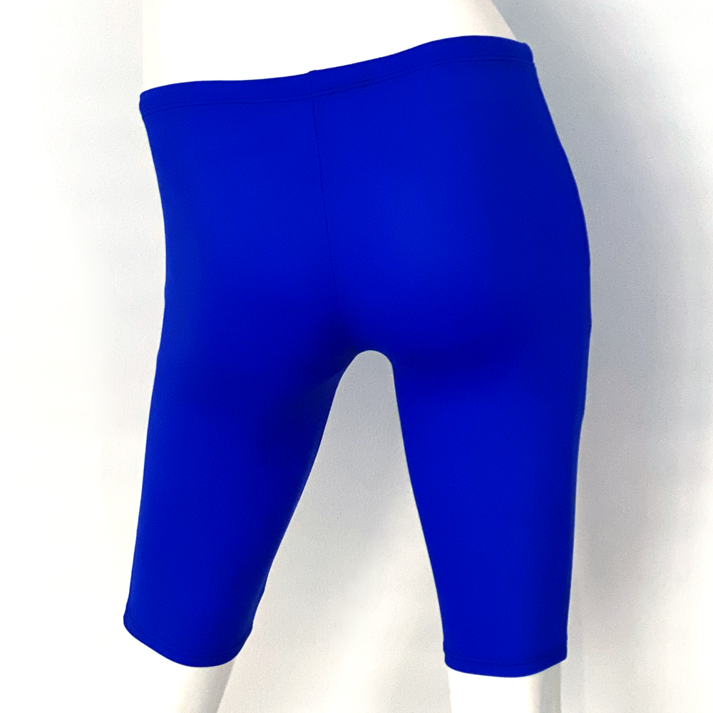 Spurt plain jammer swimsuit in royal blue, alternate view 1