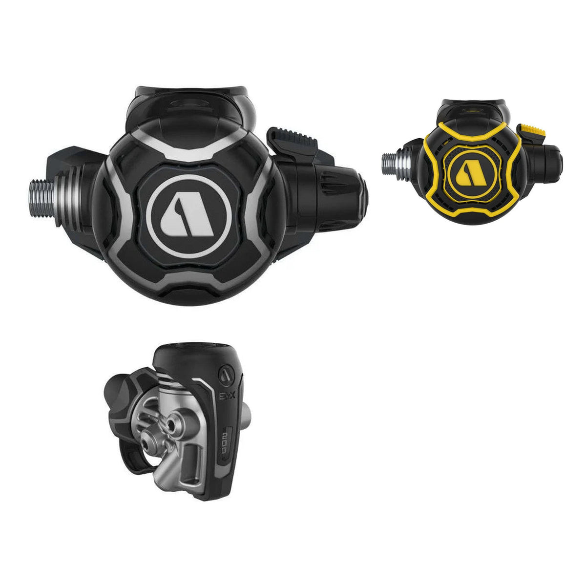 Apeks EVX200 regulator with yellow EVX octopus