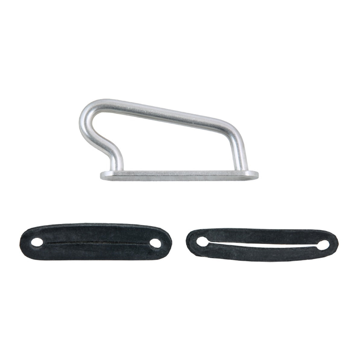 Tecline stainless steel chinch adapter with its two soft washers for 3 mm and 6 mm plates