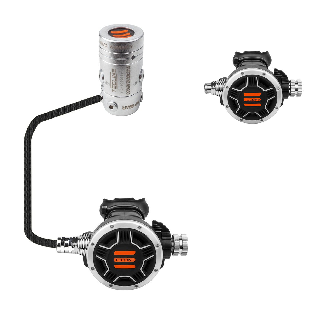 Tecline R2 TEC1 SemiTec I regulator with a second black TEC1 second stage