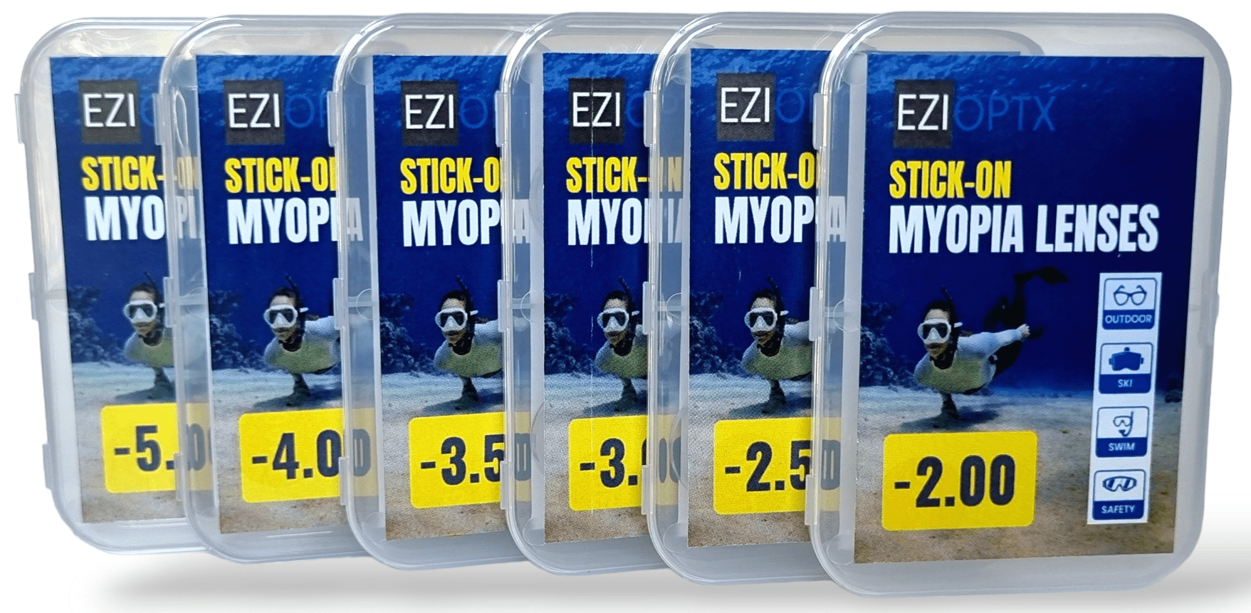 Stick-On Myopia Lenses