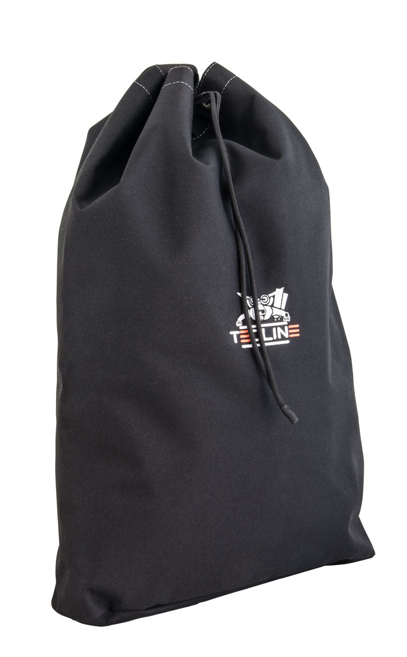 Tecline 24 litre wing bag in black, front view