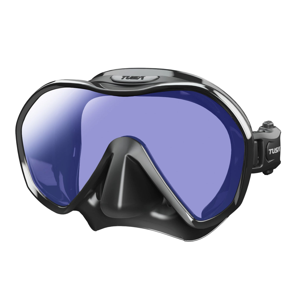 Black Tusa Zensee Pro frameless mask with anti-reflective lens