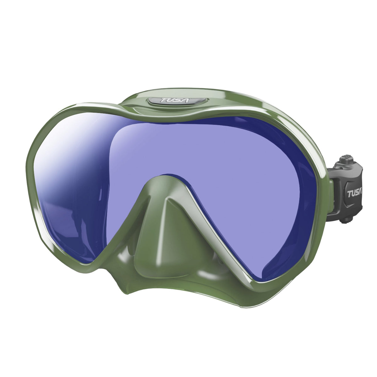 Black Tusa Zensee Pro frameless mask with anti-reflective lens