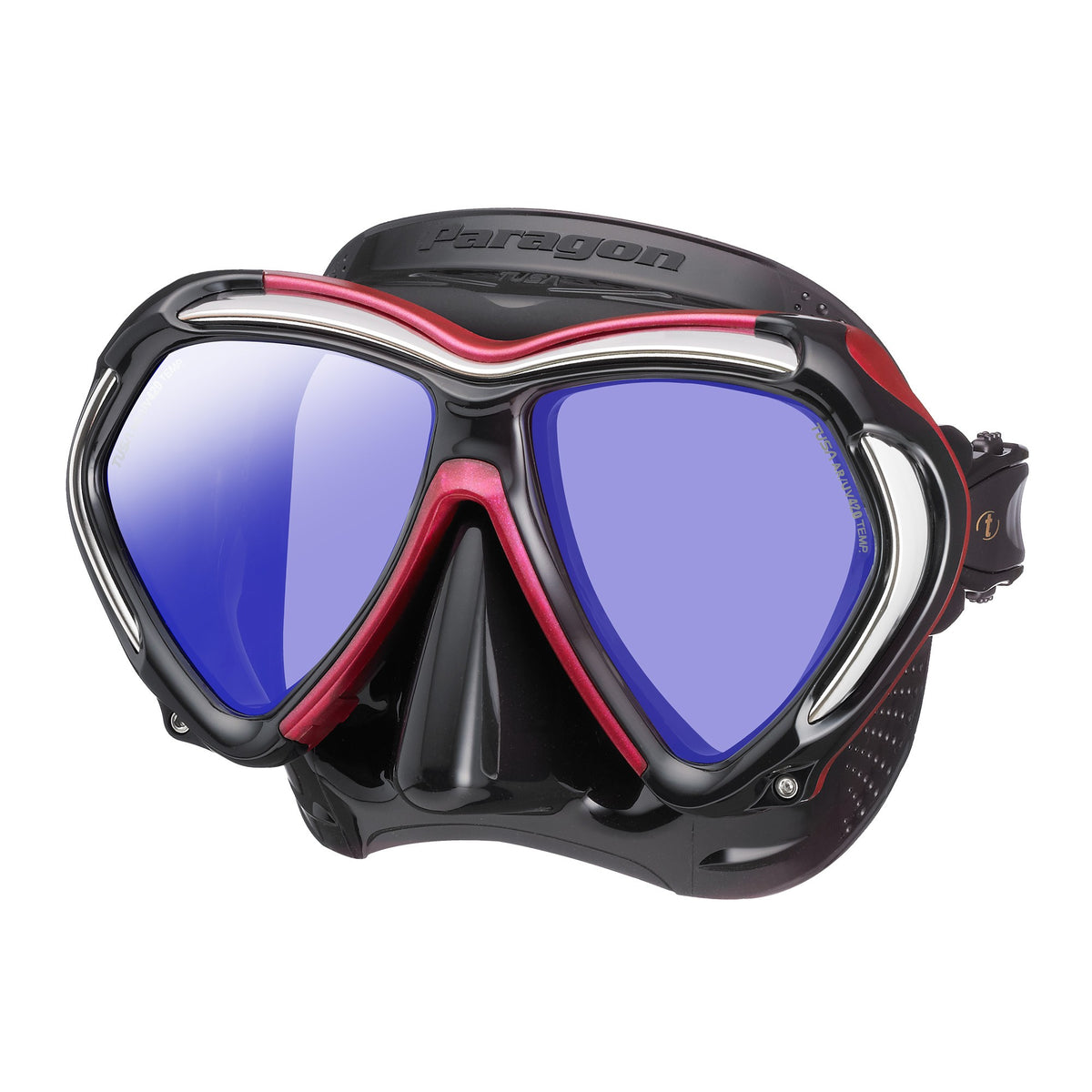 Tusa Paragon mask with Rose Pink accents
