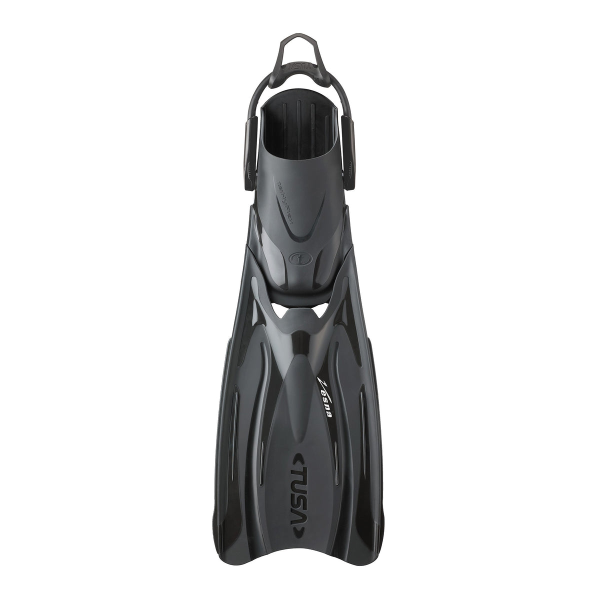 Pair of Tusa Hyflex Vesna fins in Fishtail Blue