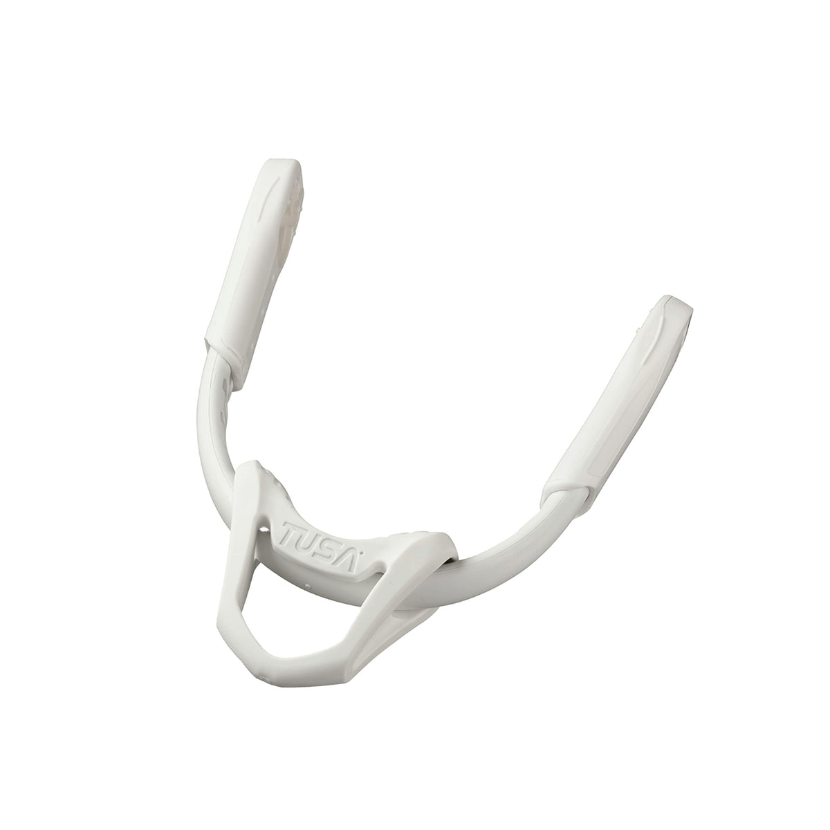 Black Tusa Universal Bungee fin strap with heel cup