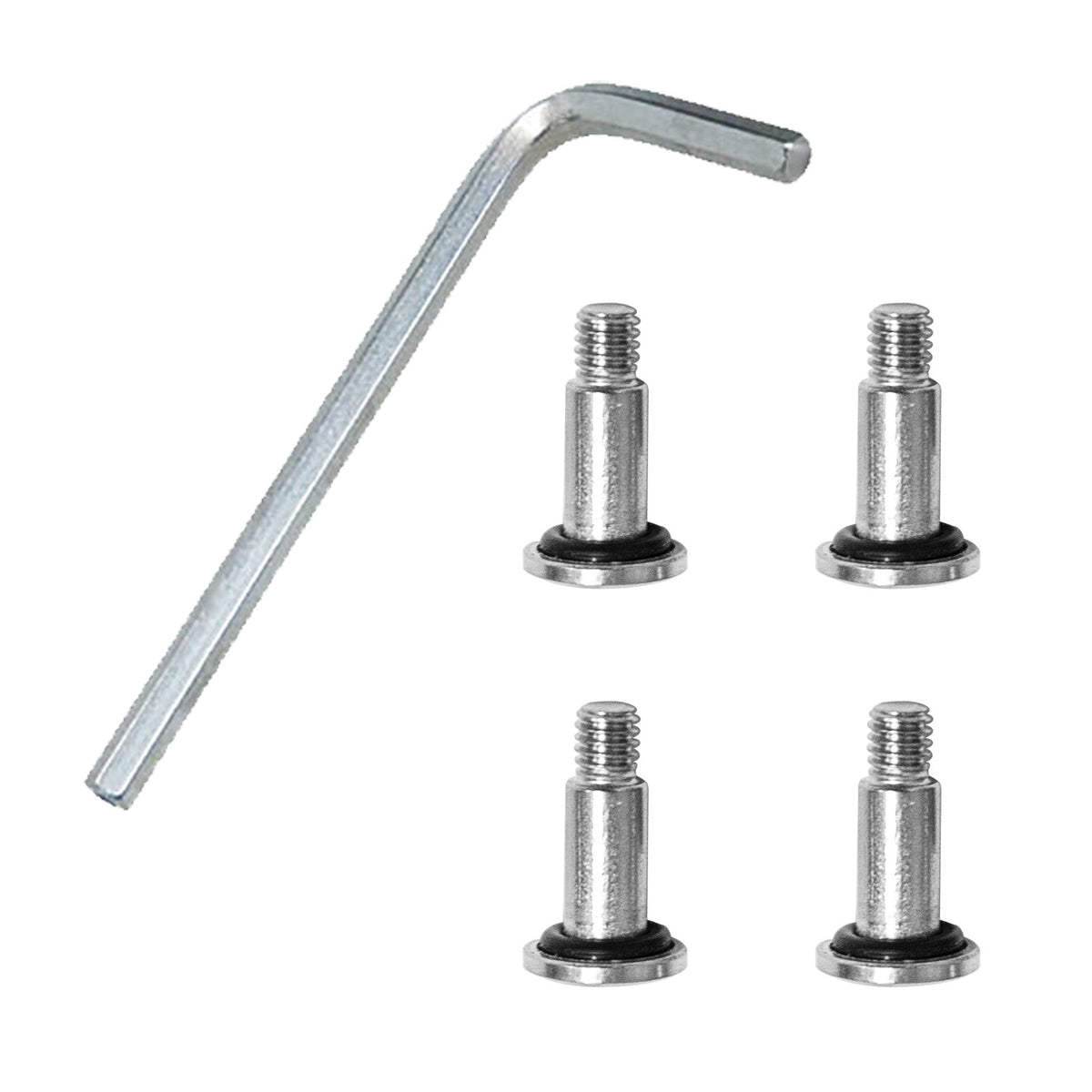 Tusa Hyflex attachment kit: hex key and four screws with O-rings
