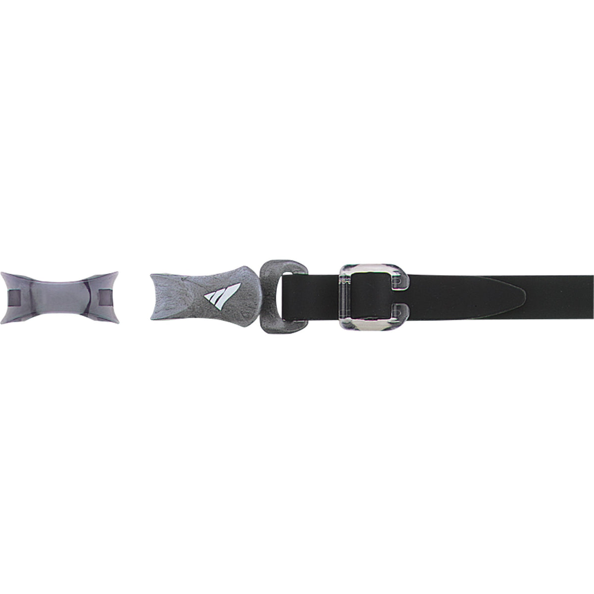VIEW Platina goggle parts kit with black silicone strap and three nosepieces