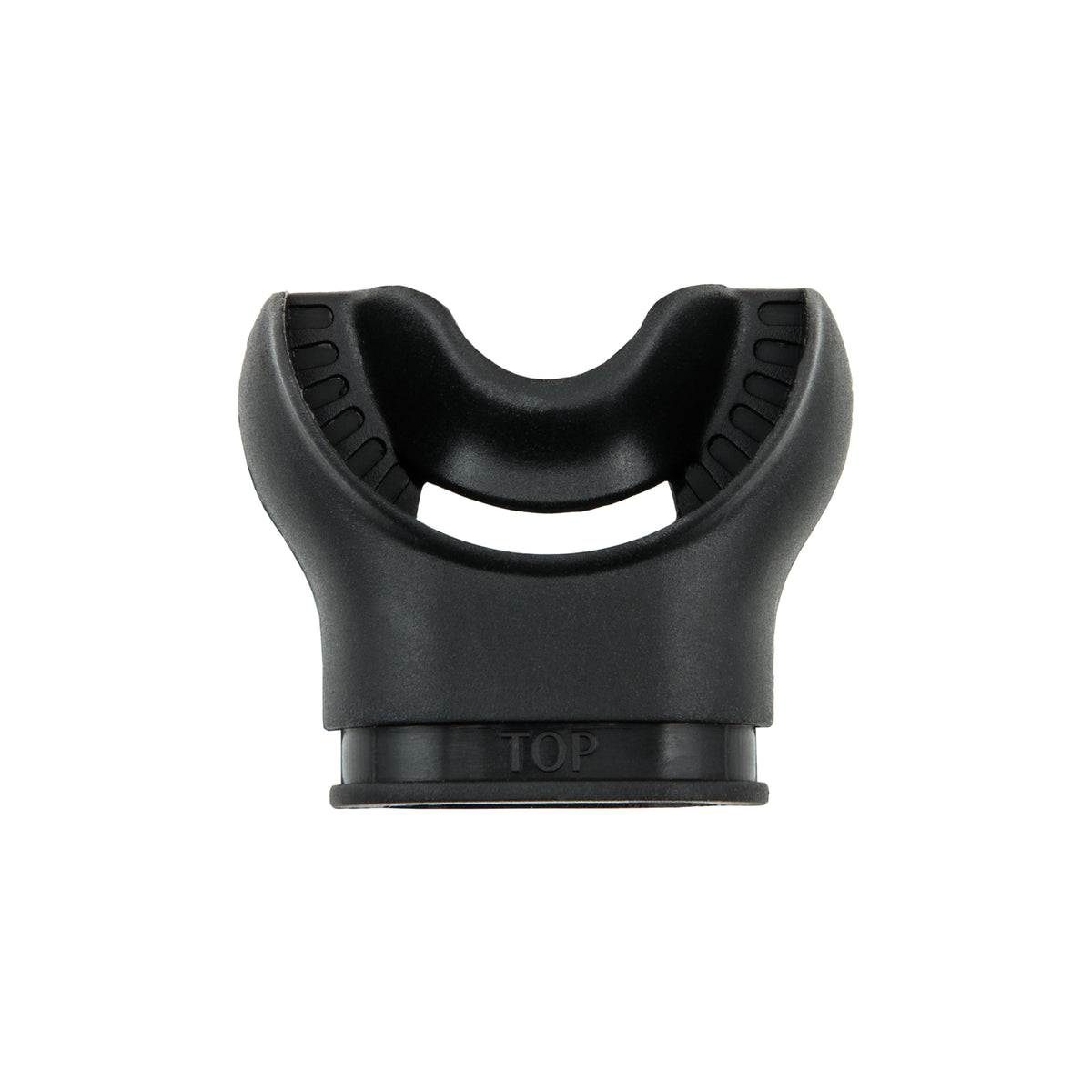 Tecline anatomic regulator mouthpiece in black silicone