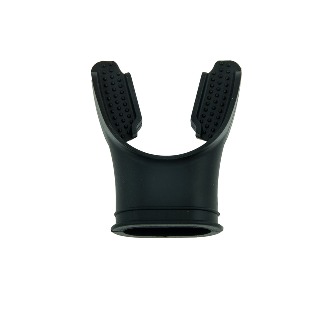 Tecline long silicone regulator mouthpiece in black