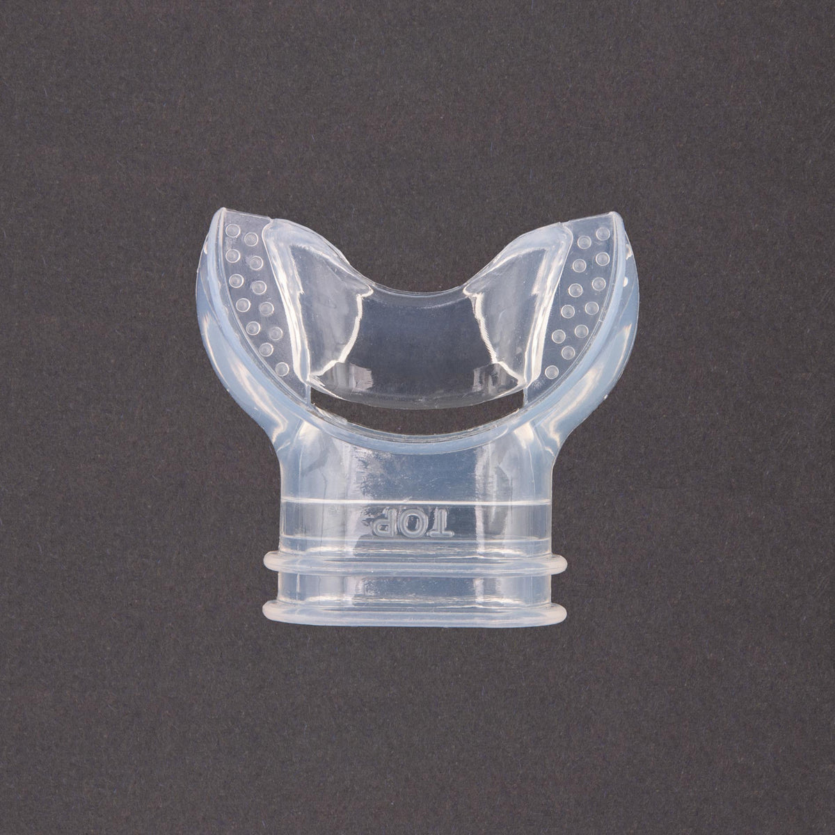 Scubatech ergonomic snorkel mouthpiece in black silicone