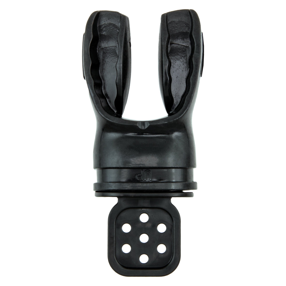 Tecline black thermoformable regulator mouthpiece with tab
