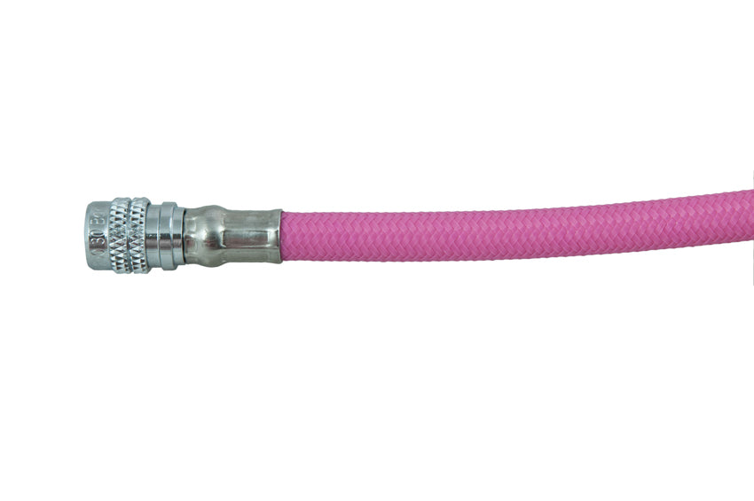 Tecline Proflex braided inflator hose in black with quick coupling