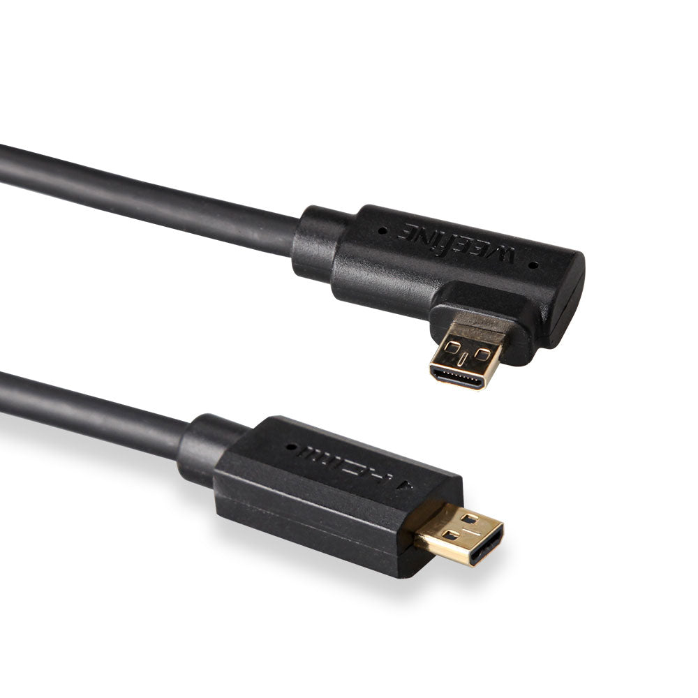 WeeFine internal HDMI cable, micro angled right at both ends