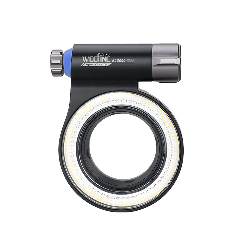 WeeFine Ring Light 3000 CCW macro ring light, front view