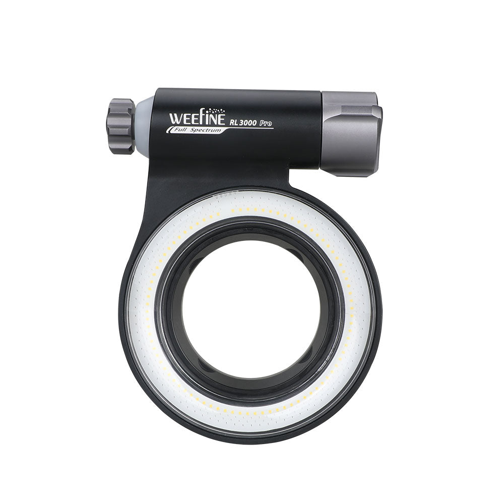 WeeFine Ring Light 3000 Pro macro ring light, front view