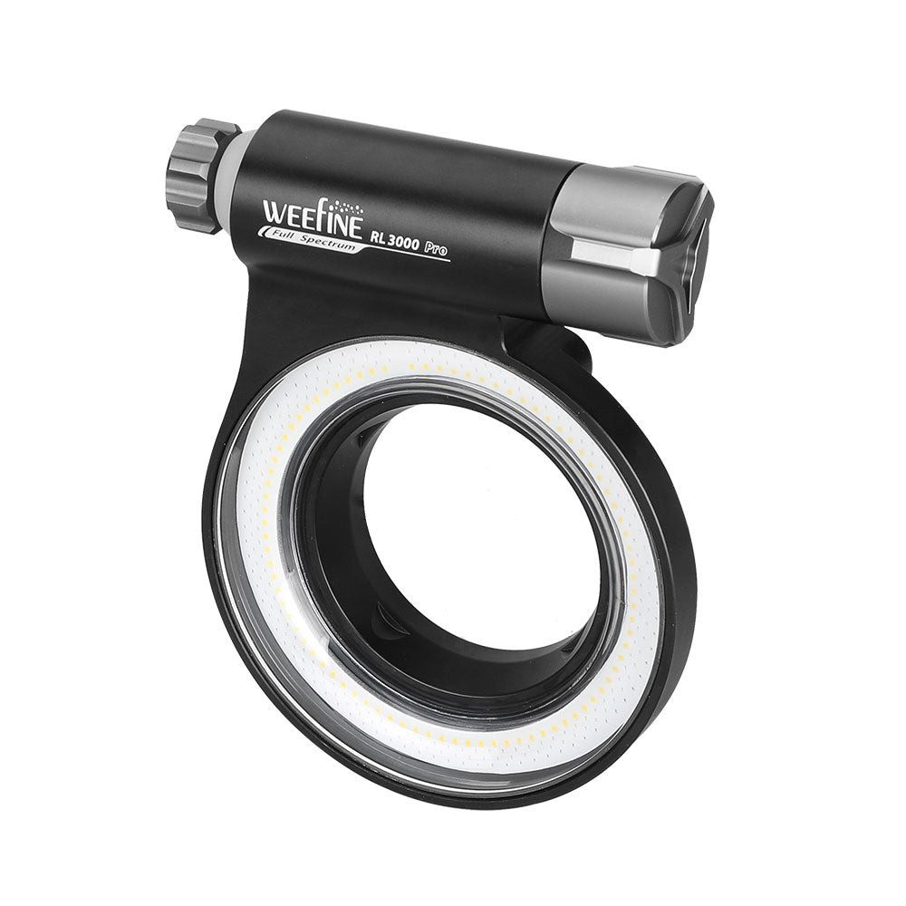 WeeFine Ring Light 3000 Pro macro ring light, front view